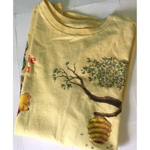 Disney Winnie The‎ Pooh Tee Yellow M Pooh And Piglet